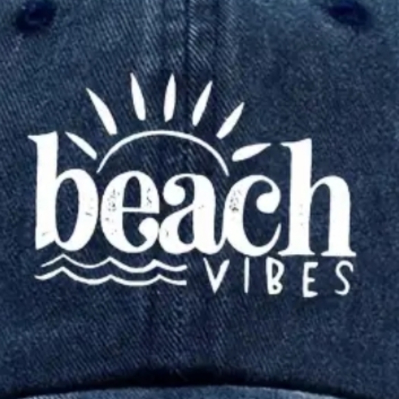 LAST ONE!!! NEW! Blue Baseball cap: Beach Vibes - Picture 5 of 7